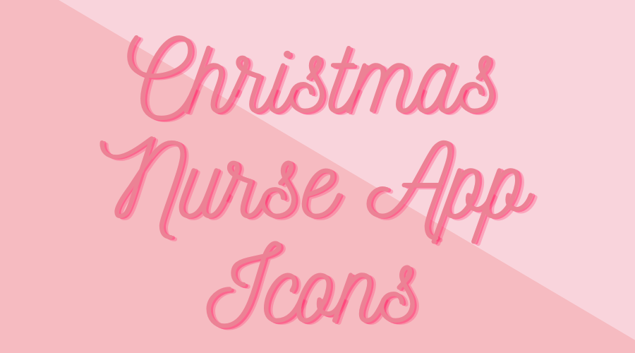 christmas nurse app icons